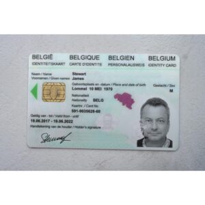 Registered Belgium ID Card