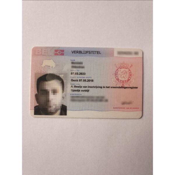 Belgium Permanent Residence Card