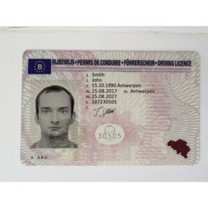 Belgium driver’s licence