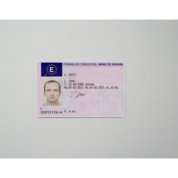 Spanish Driving License Online