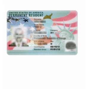 USA Permanent Residence Card